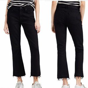 Derek Lam Gia Mid Rise Cropped Flare Jeans